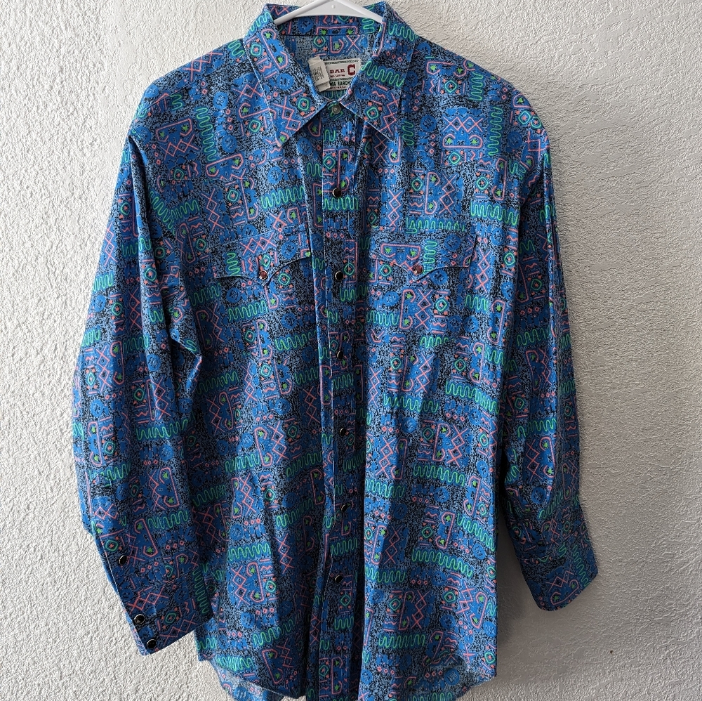 Wrangler Vtg Navajo Western Shirt